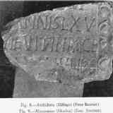 Almonaster ( H). Inscripción paleocristiana fragm